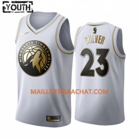 Maillot NBA Minnesota Timberwolves Jarrett Culver 23 Nike 2019-20 Blanc Golden Edition Swingman - Enfant